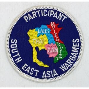 Reproduction Vietnam Era South East Asia Wargames Participant Patch